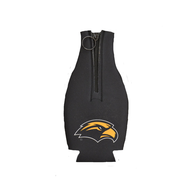 Coozie Zip Black Eagle Head