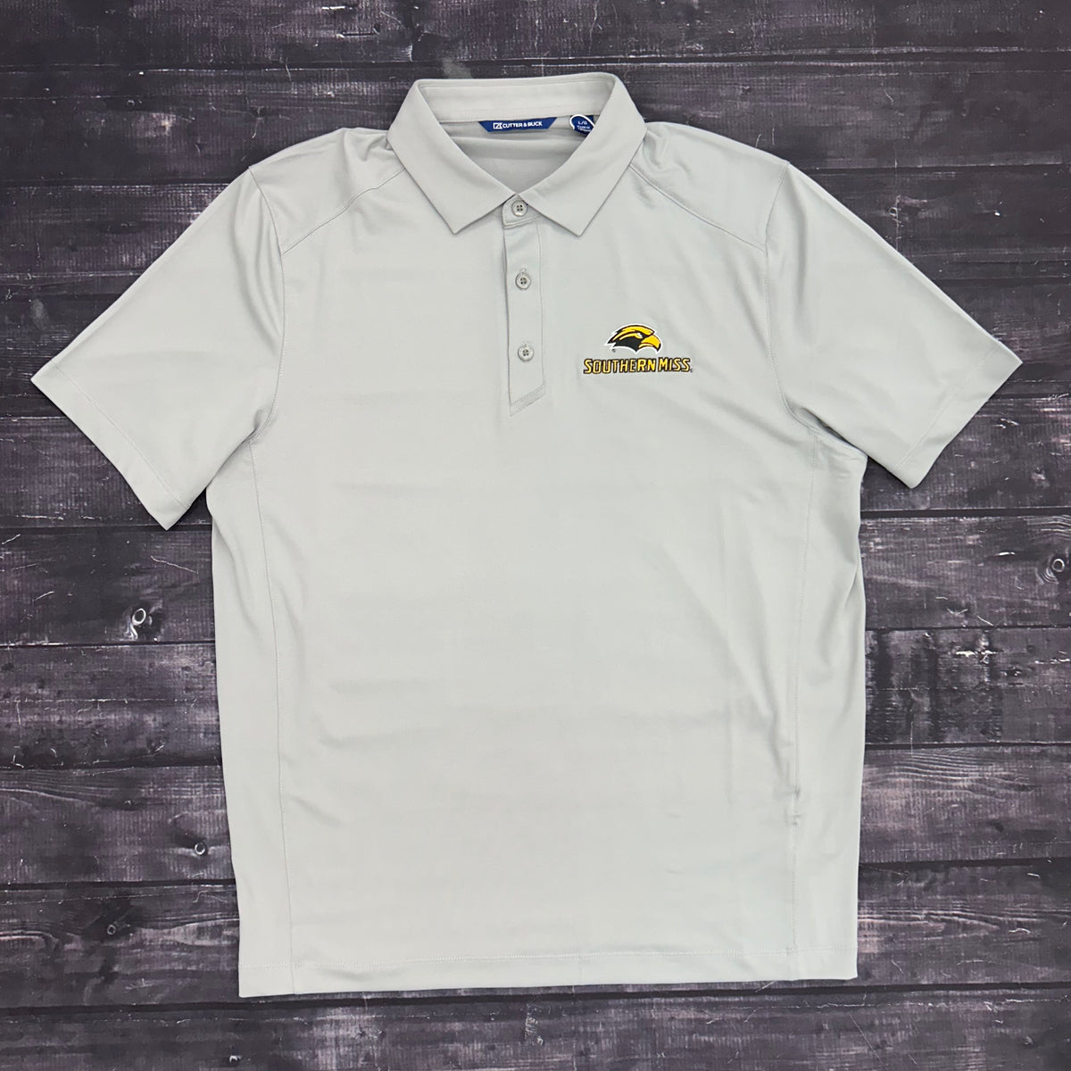 Cutter & Buck Men's Forge Eco Recycled Polo with Eagle Head Southern Miss