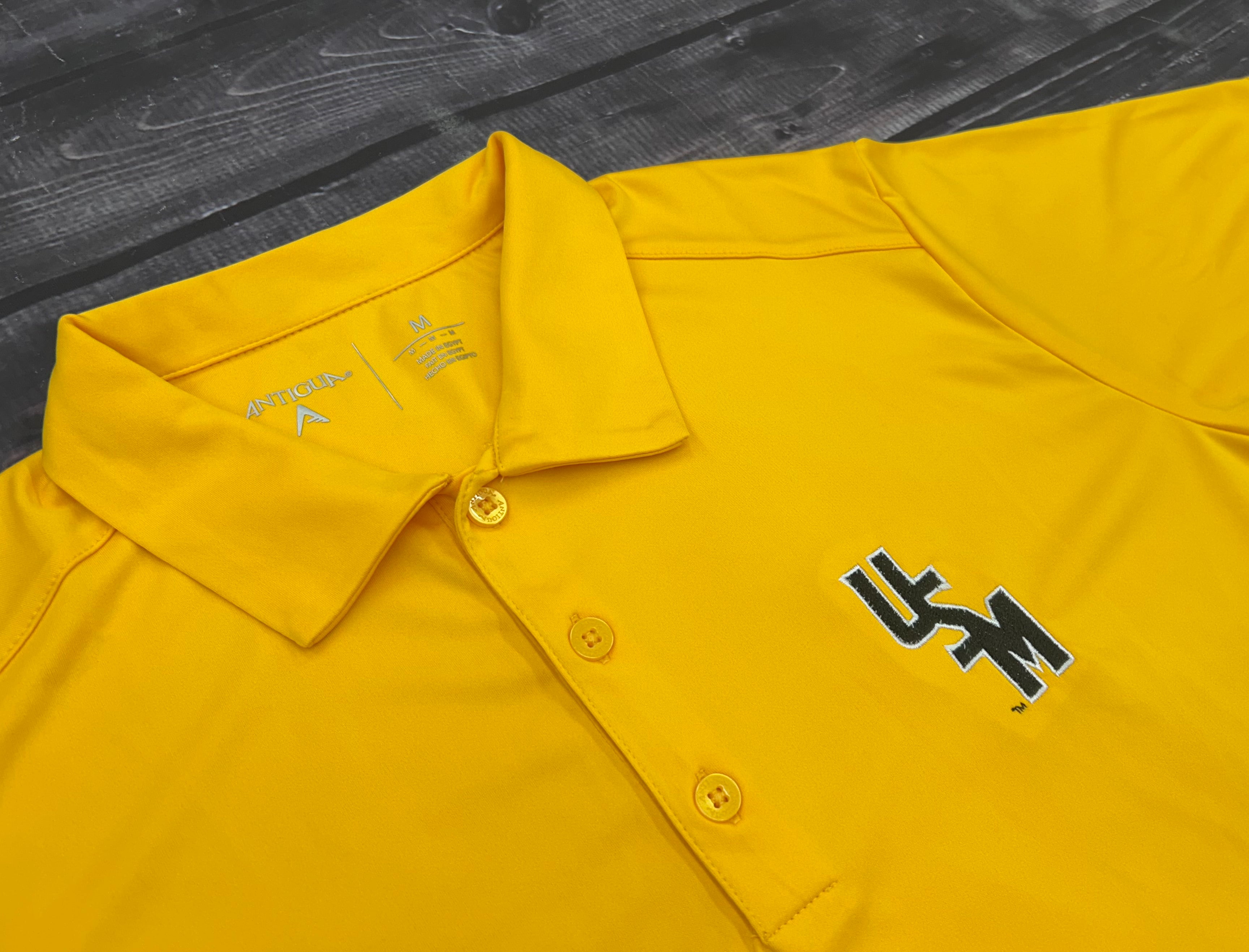 Antigua Men's Tribute Polo with Stacked USM