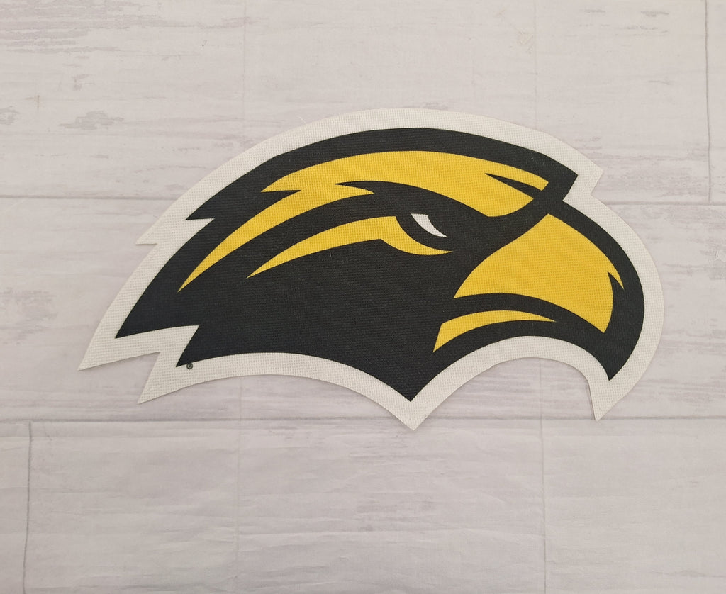 Eagle Head Burlap-Style Garden Banner