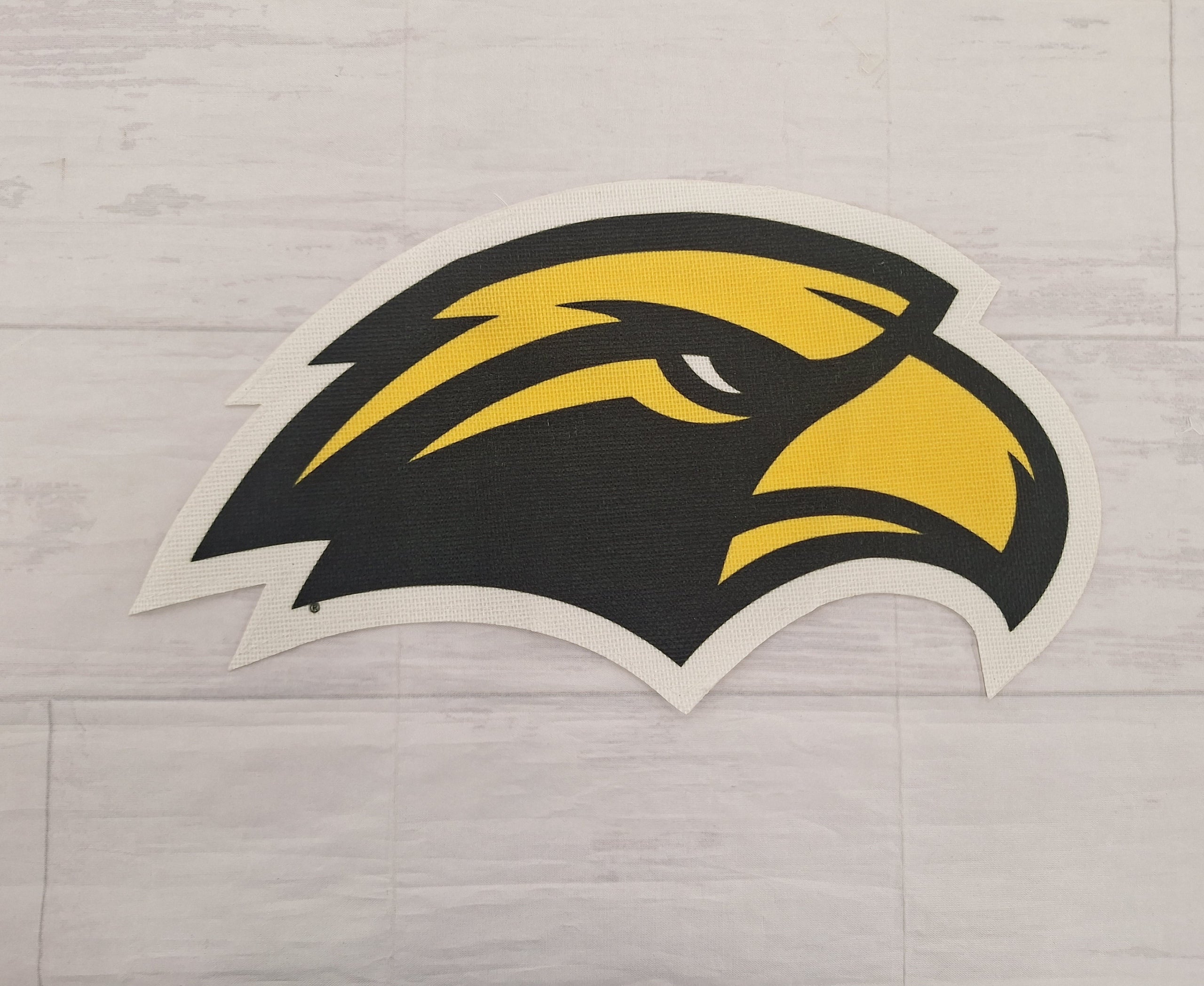Eagle Head Burlap-Style Garden Banner