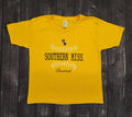 Youth Southern Miss Baseball Stitches Dripower T-shirt with Stacked USM