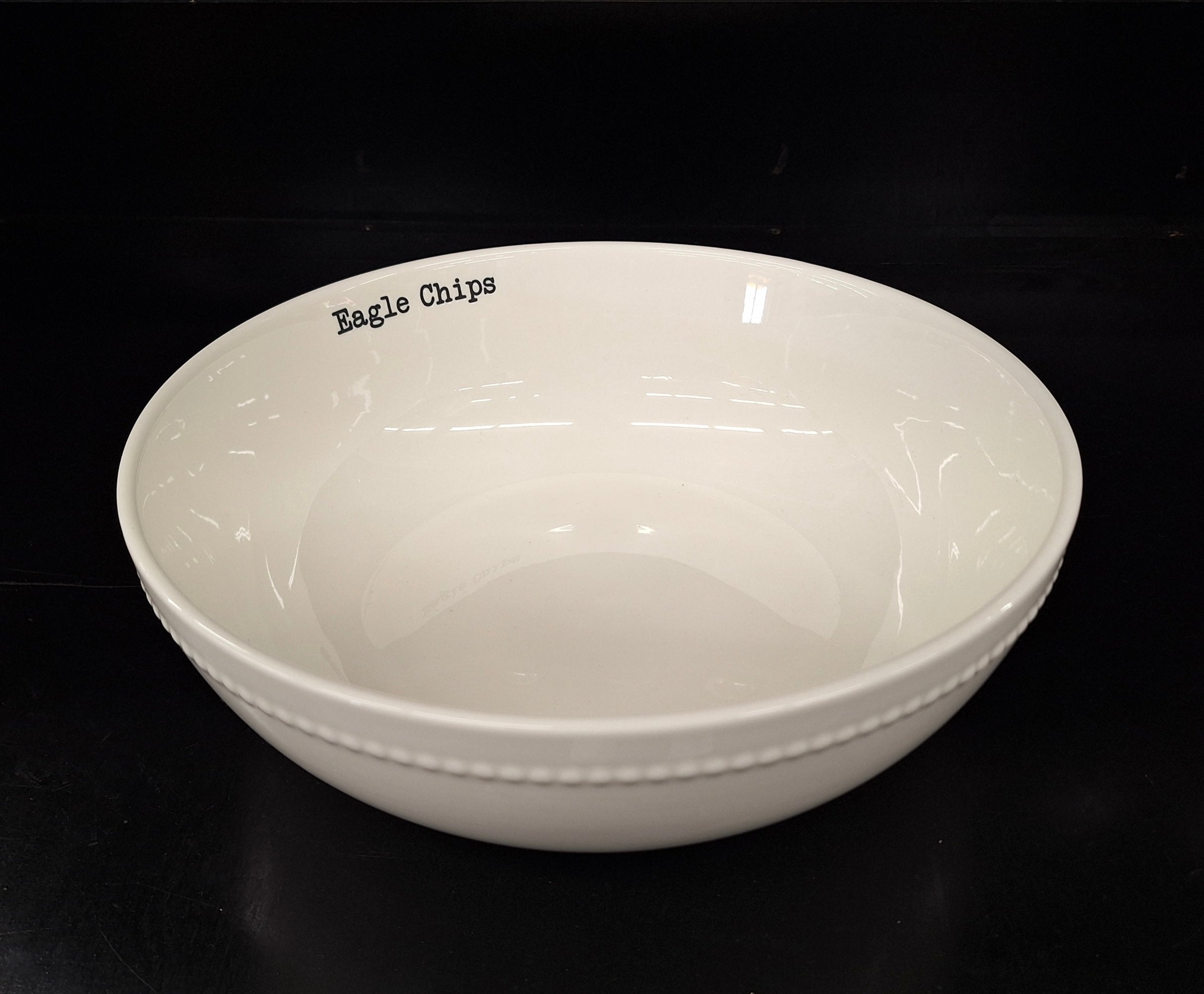 Home Bowl Ceramic Eagle Chips