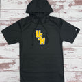 B-Core Short Sleeve Hooded T-Shirt with Stacked USM