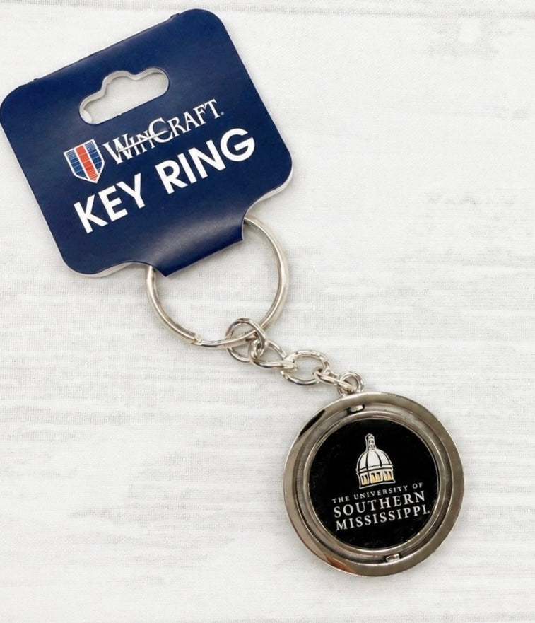 Auto University Logo Spin Key Ring