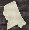 Home Tray Ceramic State Of Mississippi Shape