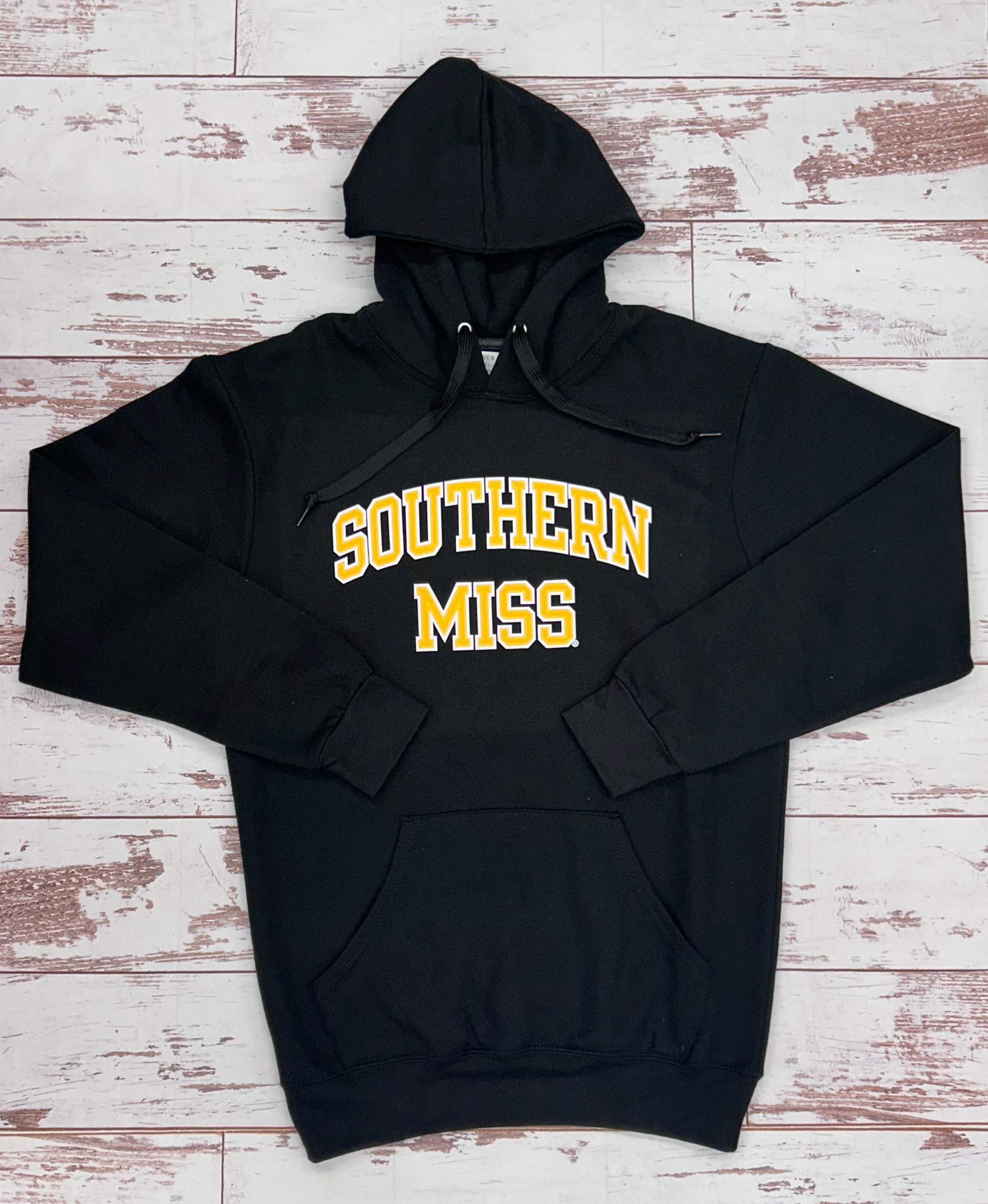 Core Fleece Hooded Sweatshirt with Embroidered Southern Miss Arch Patches