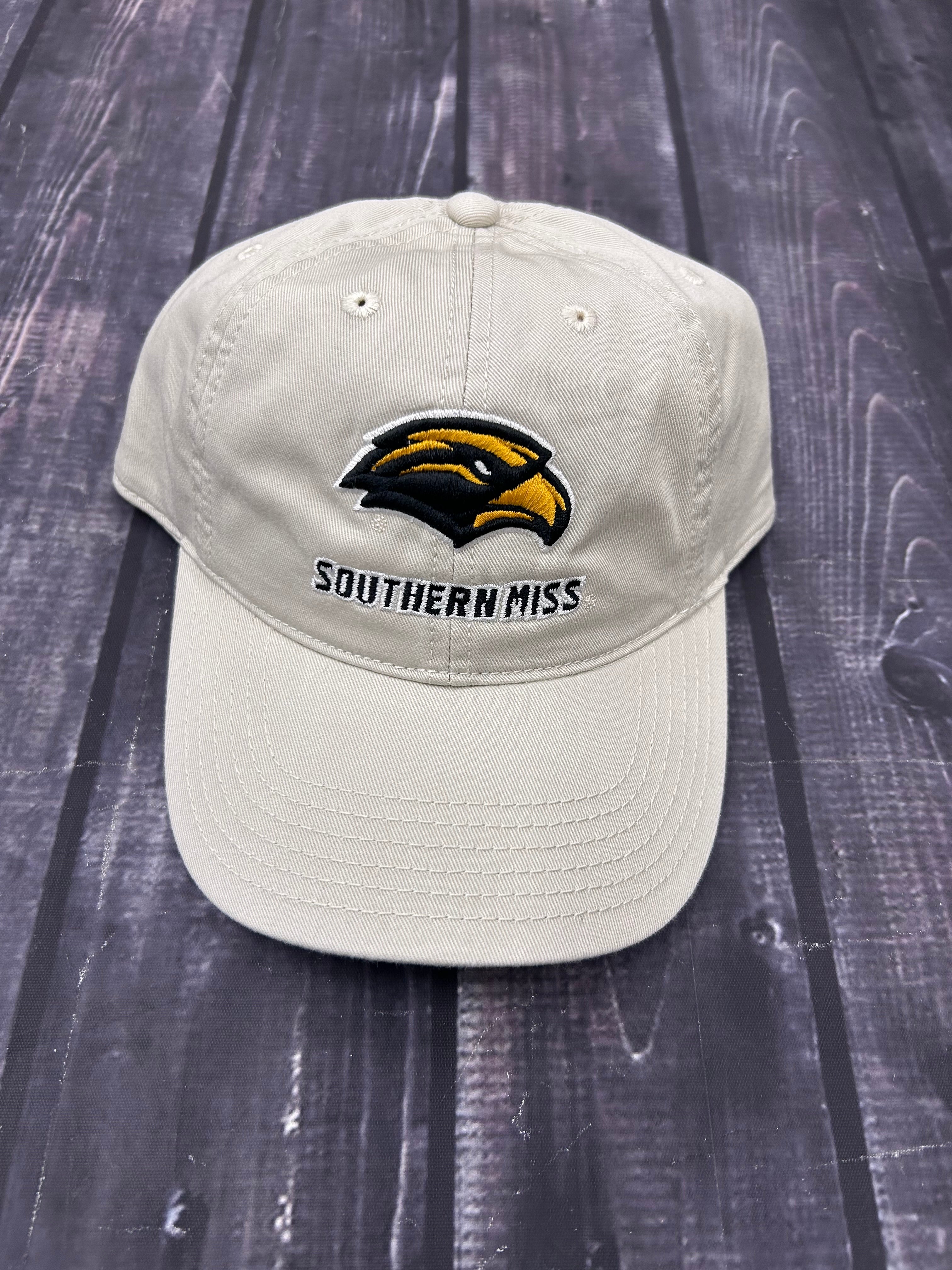 Youth EZY Relaxed Twill Cap with Eagle Head Southern Miss