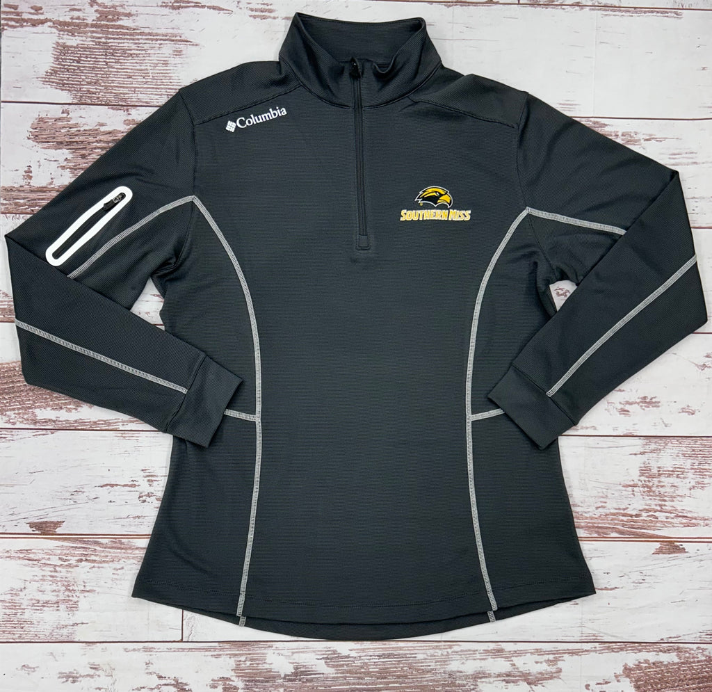 Women's Shotgun Omni-Wick Quarter Zip Jacket with Eagle Head