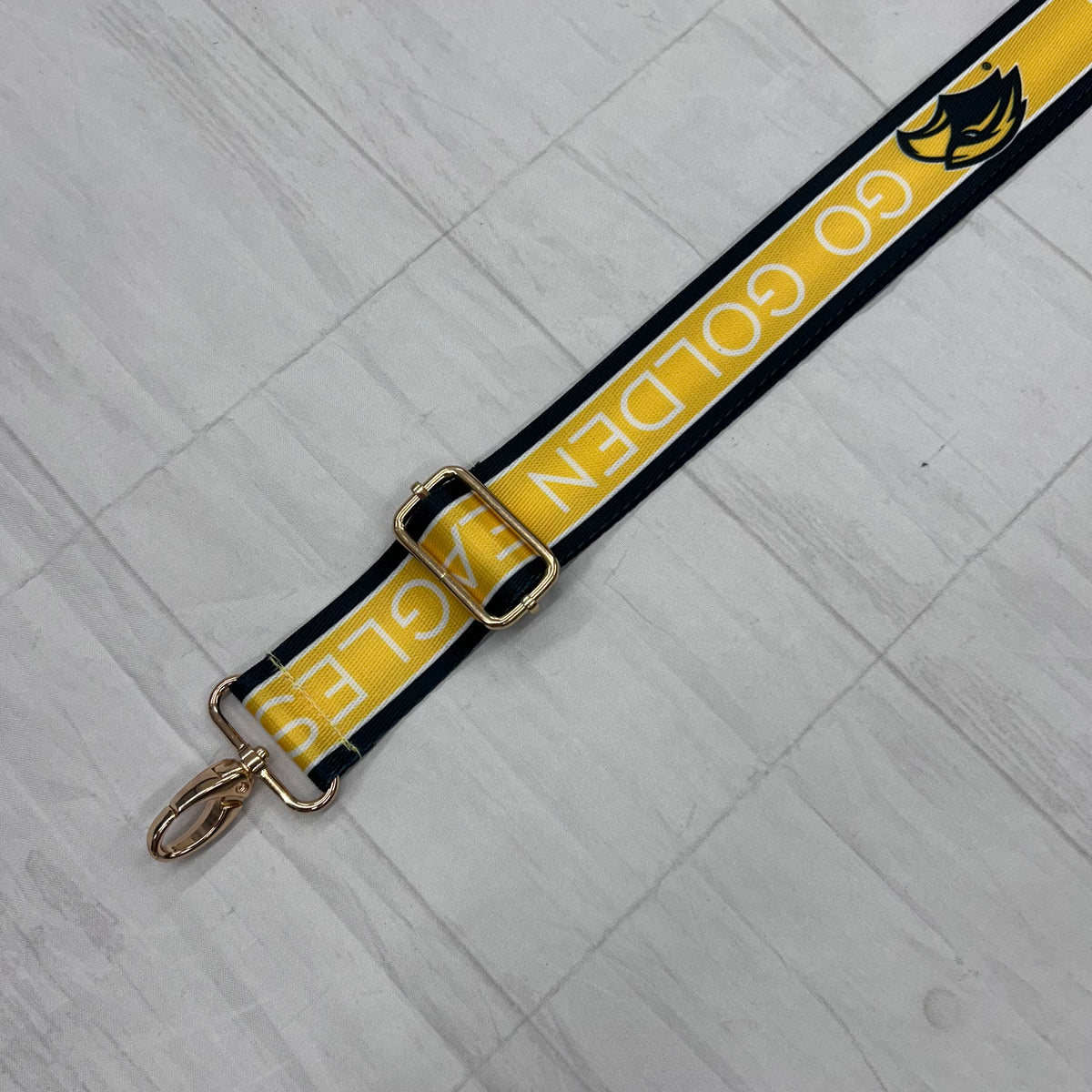 Purse Strap with Eagle Head and Go Golden Eagles