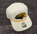 Cap Baseball Hitch Gold Bill Rope with Eagle Head
