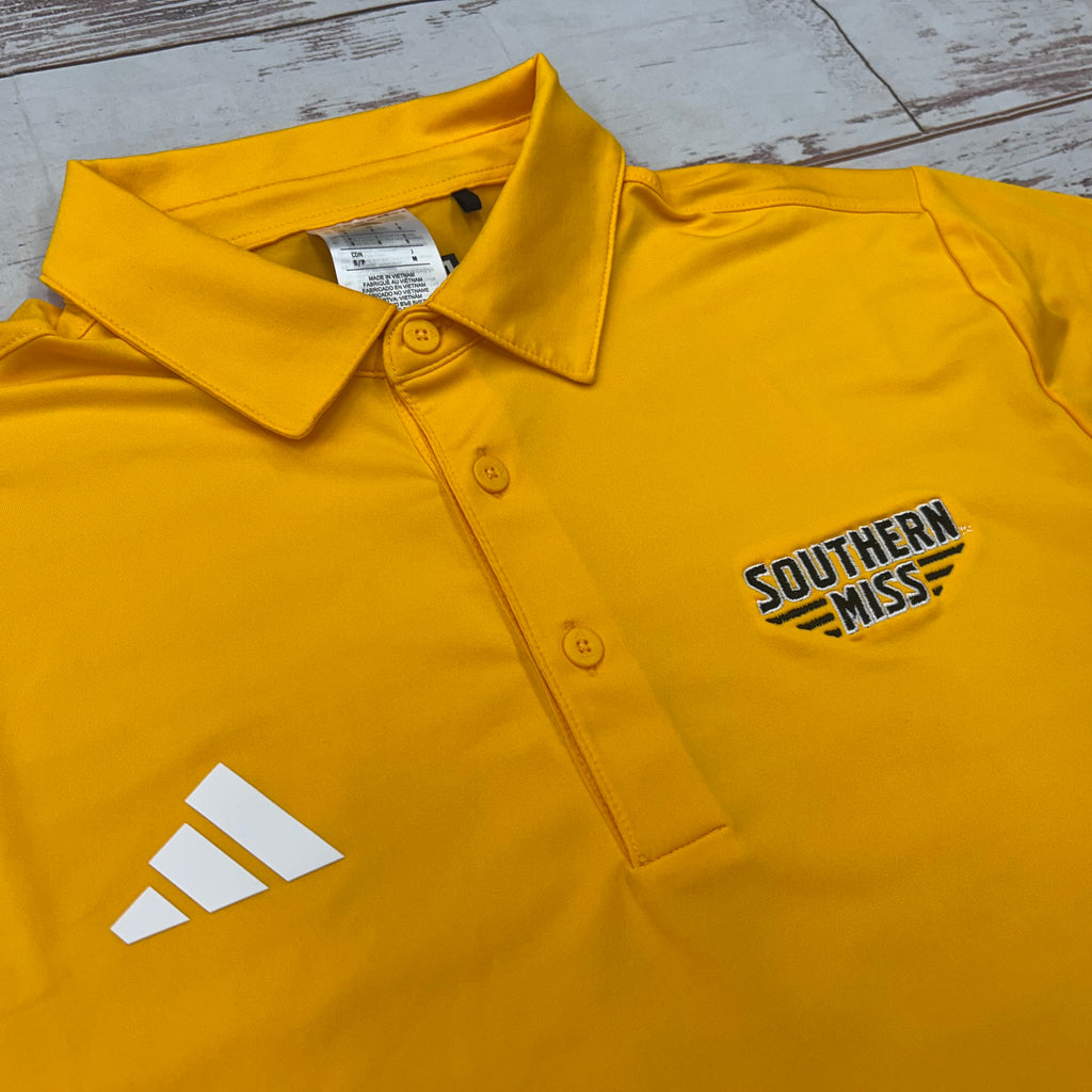 Adidas Men's Ultimate 365 Solid Polo with Southern Miss Bars