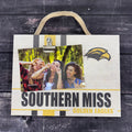 Home Frame Clip It Stripes Eagle Head Southern Miss Golden Eagles