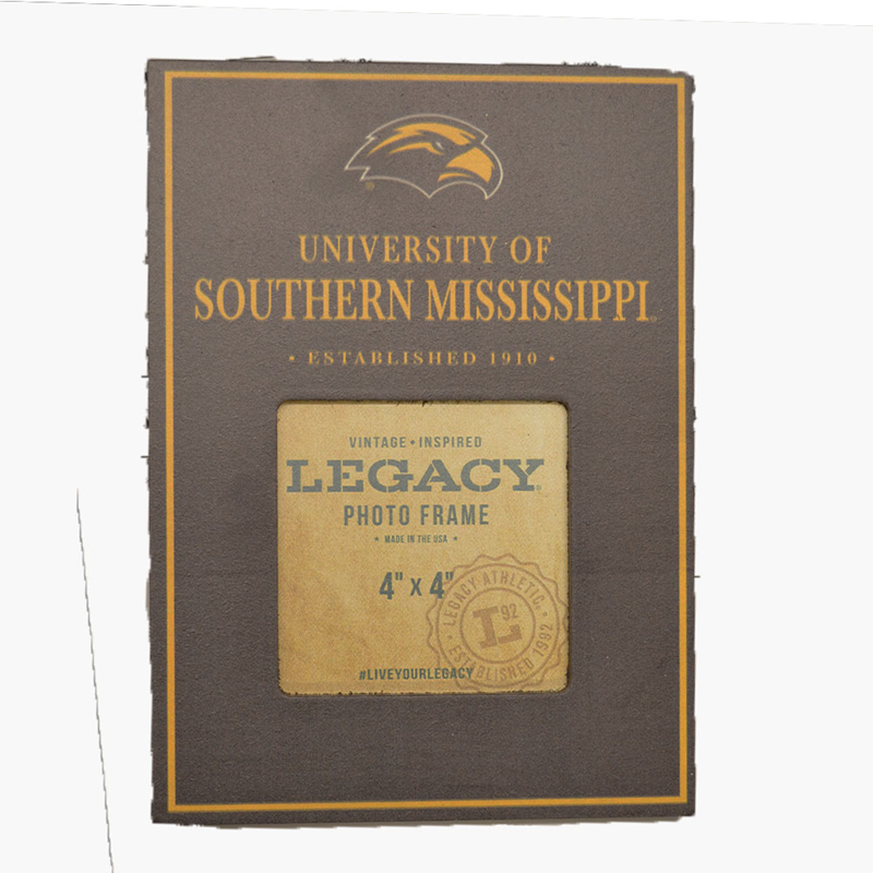Frame 4X4 The Ivy League Eagle Head University Of Southern Miss Est 1910