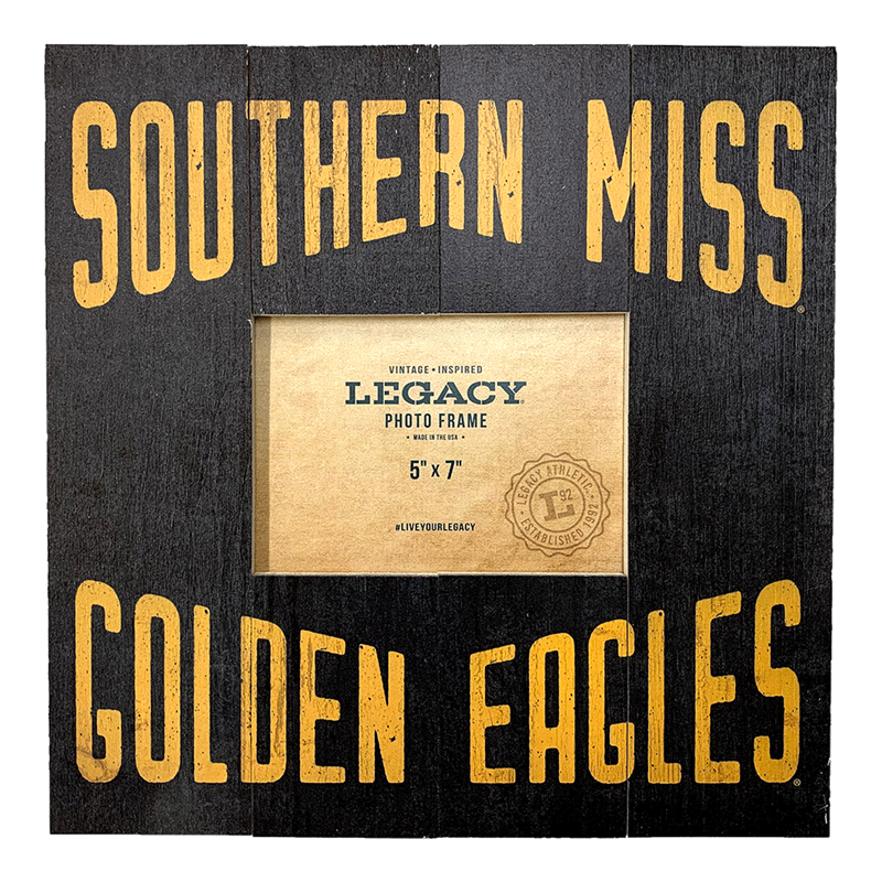Frame 5X7 Wood 13.5X13.5 Southern Miss Golden Eagles