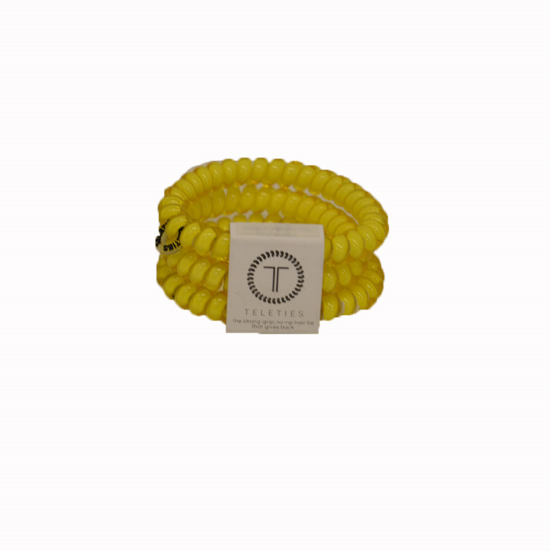 Hair Tie Teletie 3 Pack Lemon