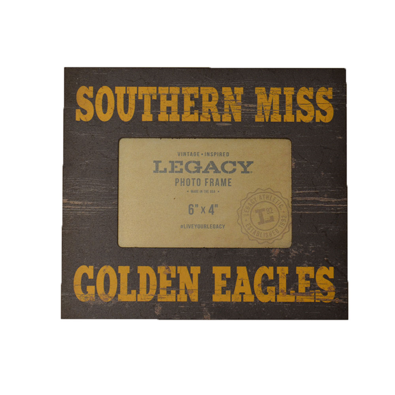 Home Frame 4" X 6" Classic Southern Miss Golden Eagles