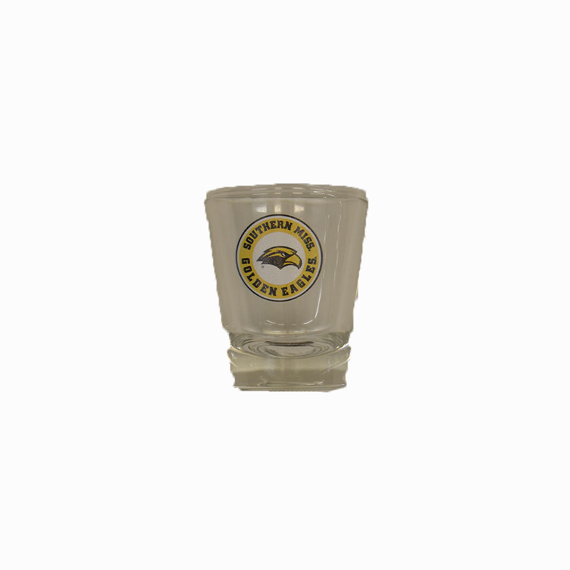 Glass Shot Southern Miss Eagle Head