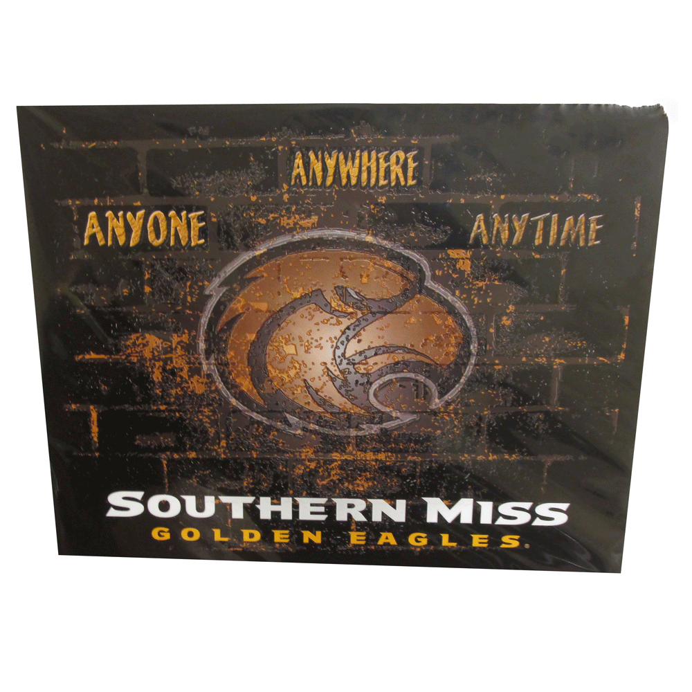 Print "Anyone, Anywhere, Anytime" Brick Wall #4