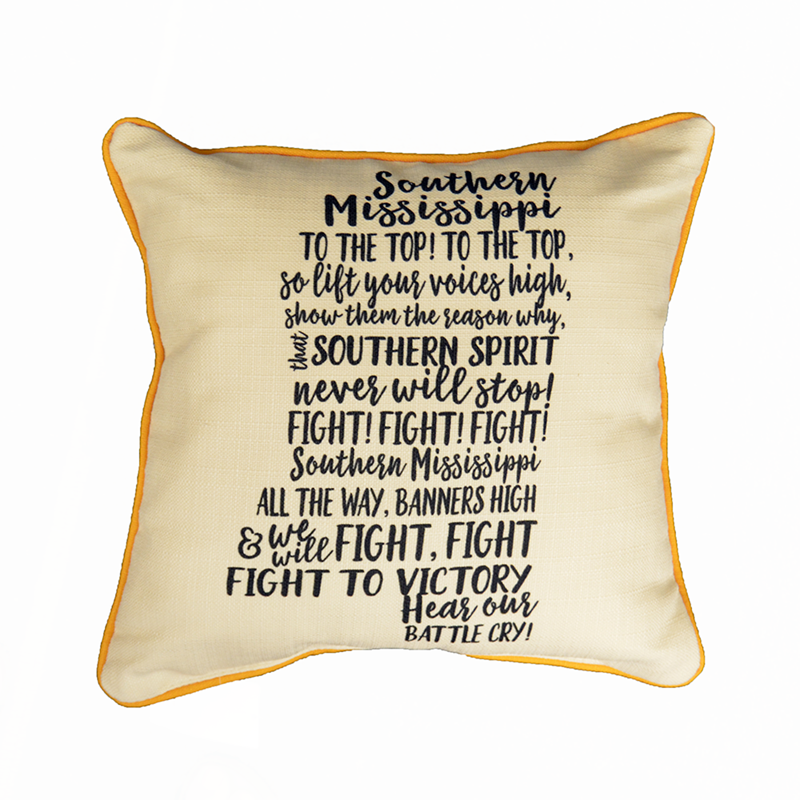 Pillow Linen Southern Miss Fight Song