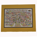 Print Double Mat USM Campus Map
