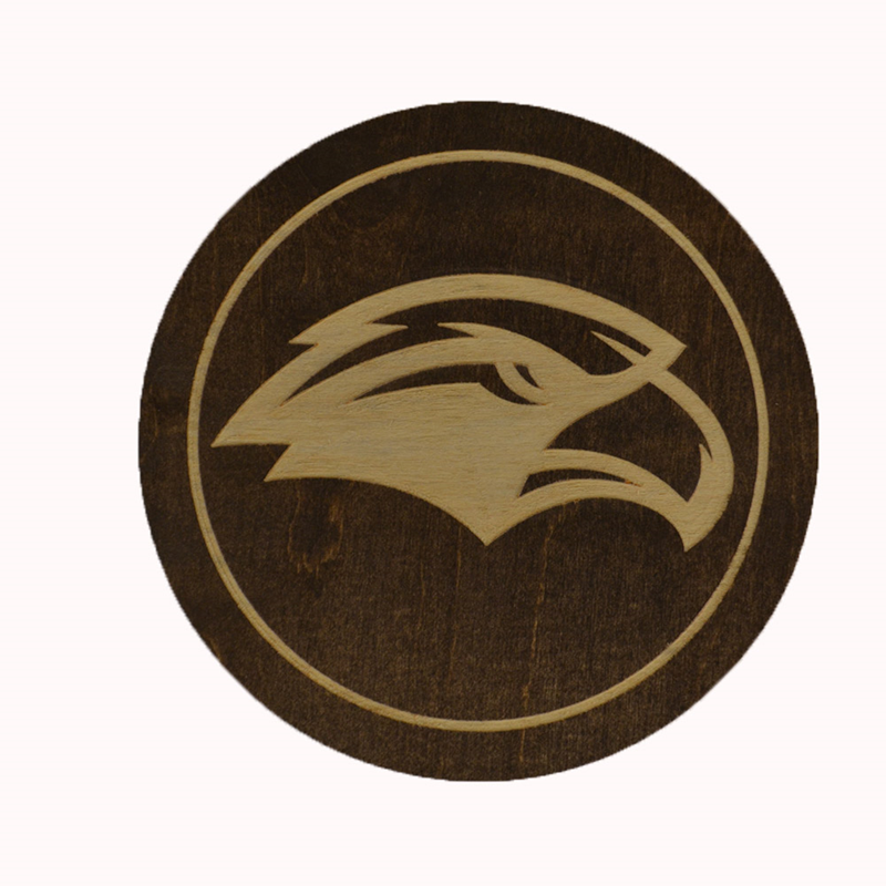 Wooden Trivet Eagle Head