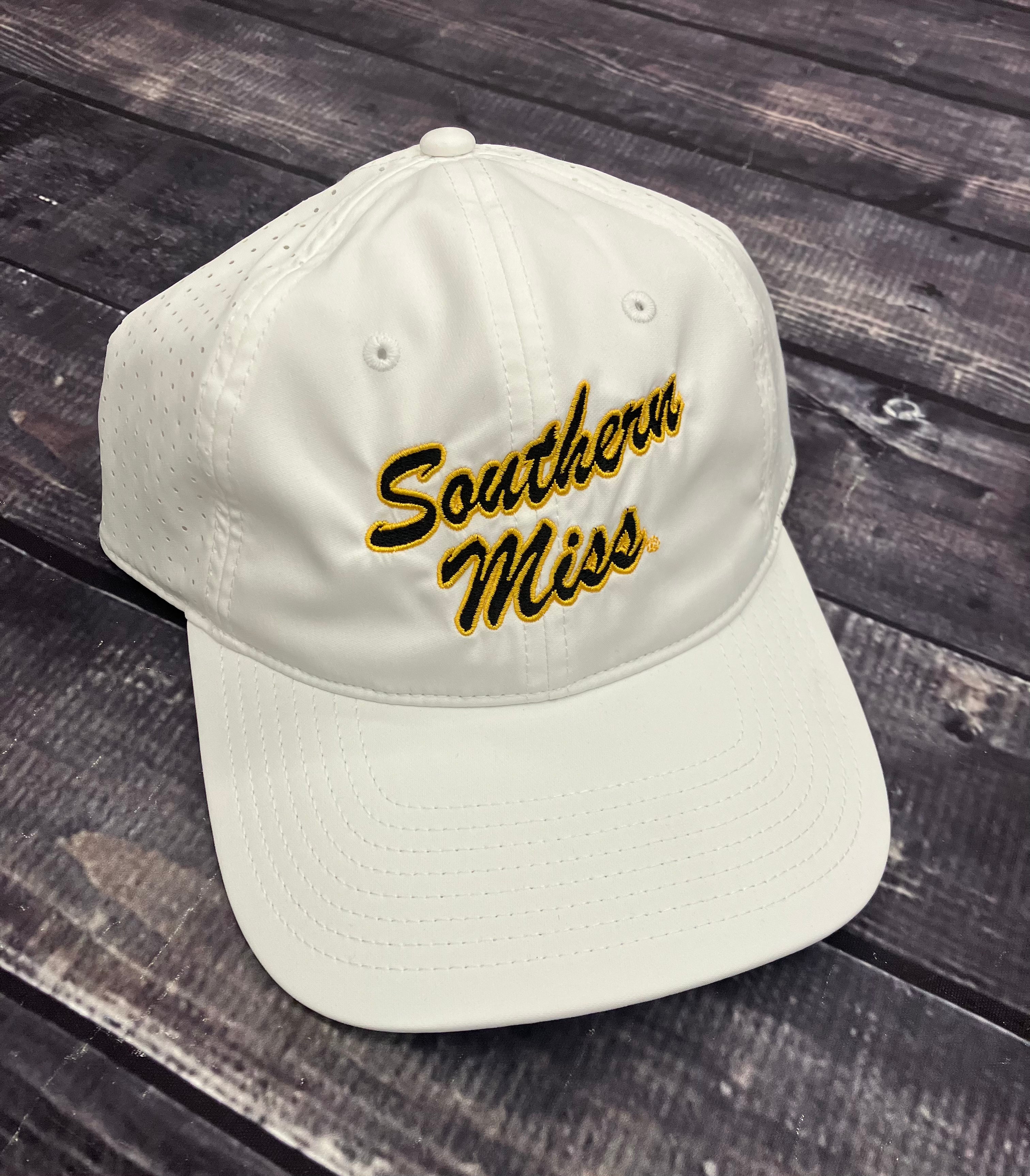 Cap Baseball SMI Vented Back with Southern Miss Script