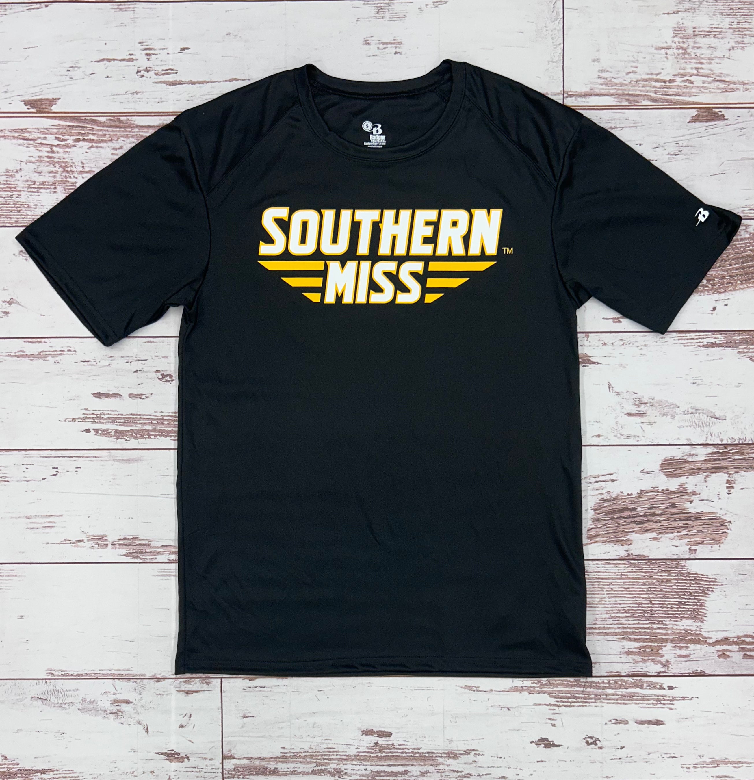 T-Shirt Short Sleeve Full Front B-Core Southern Miss Bars