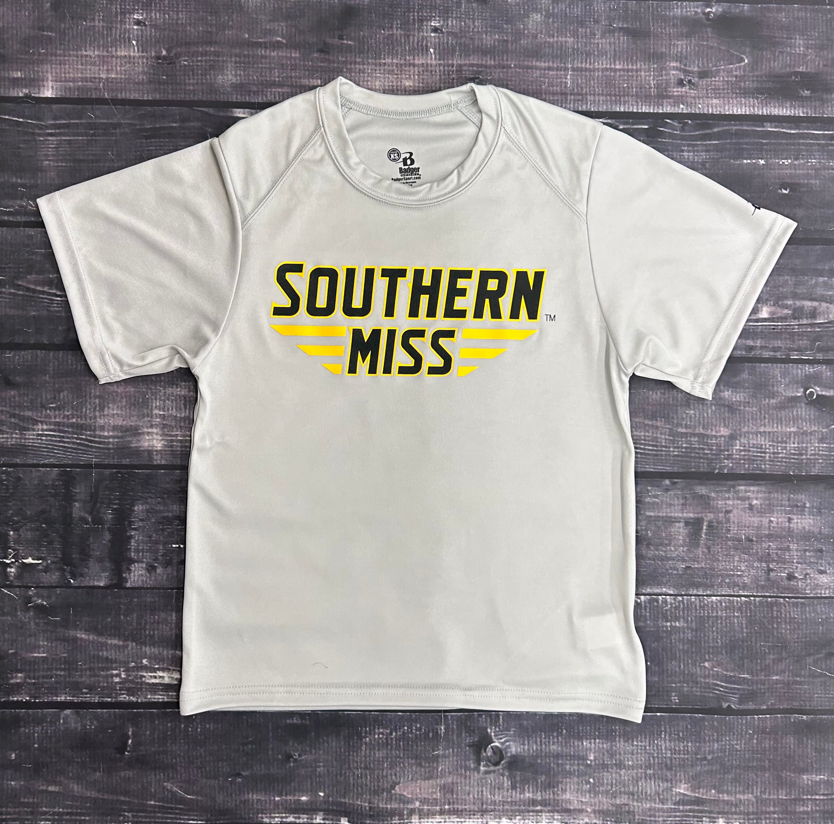 Youth B-Core Short Sleeve T-Shirt with Southern Miss Bars