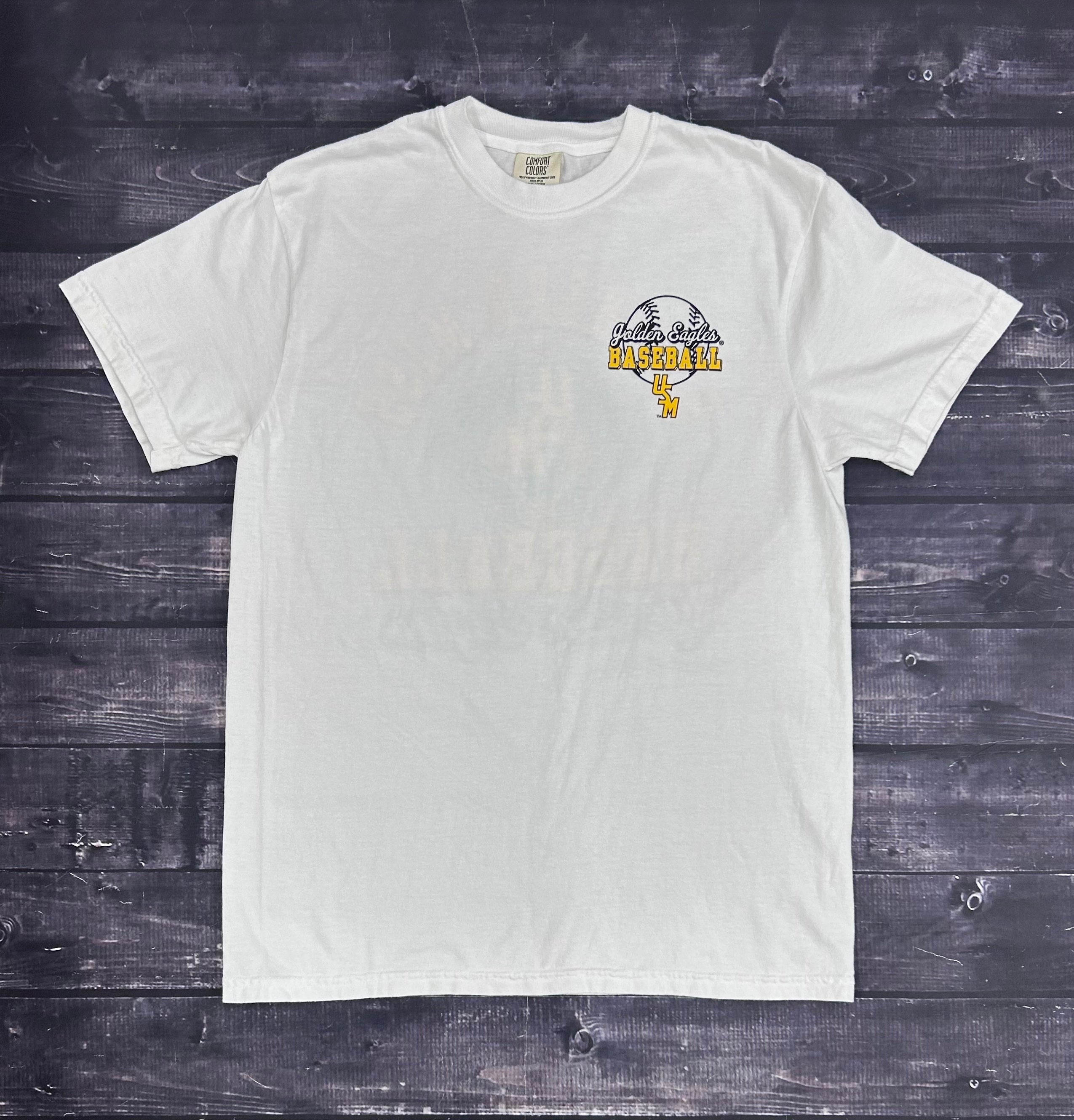 T-Shirt Short Sleeve Baseball Field Block Stacked USM