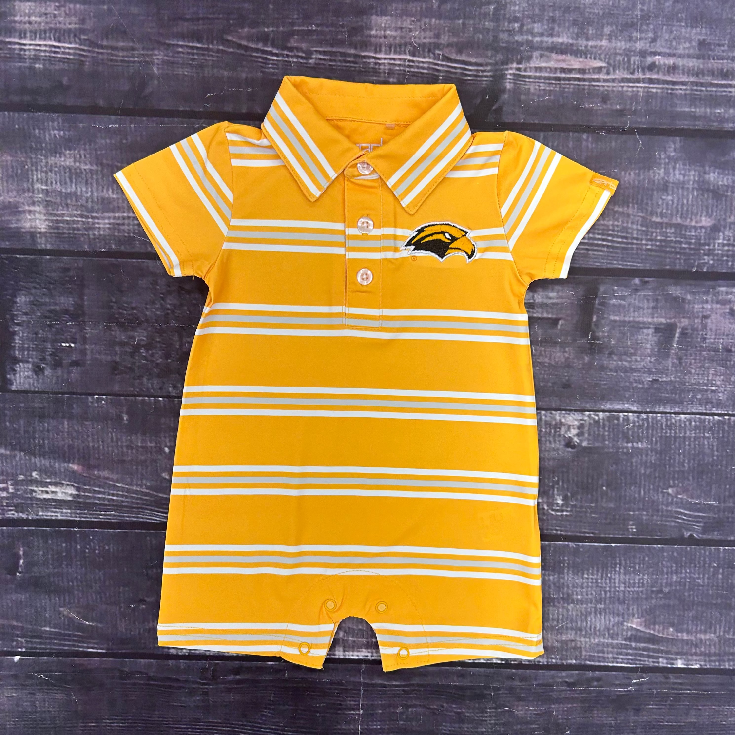 Baby Kellan Polo Onesie with Eagle Head