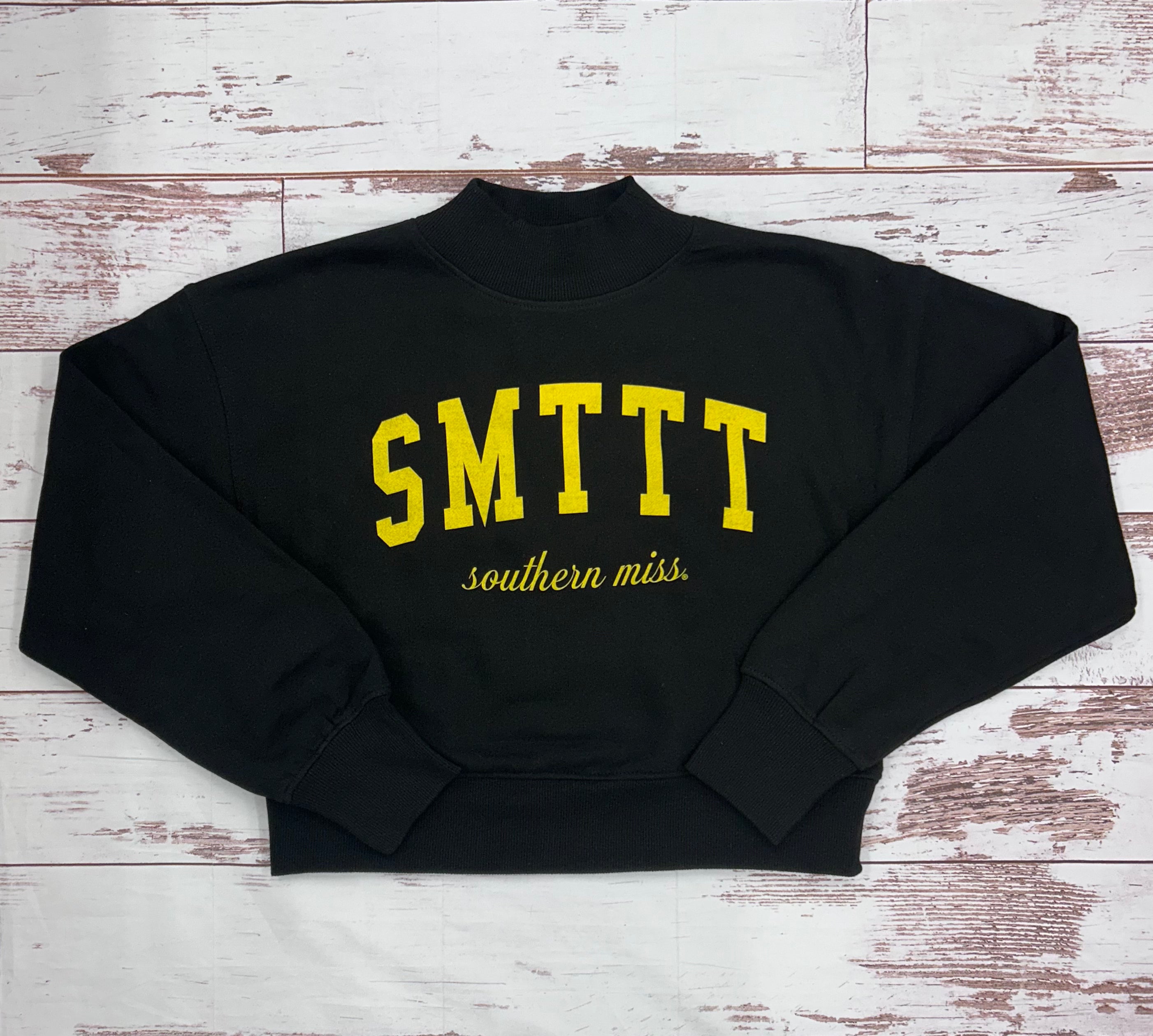 Chicka-d Hailey Cropped Sweatshirt with SMTTT