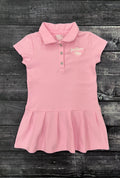 Toddler Girls Polo Dress Caroline Left Chest Southern Miss Script