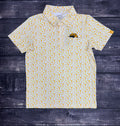 Youth Tom Polo with Football Pattern and Eagle Head