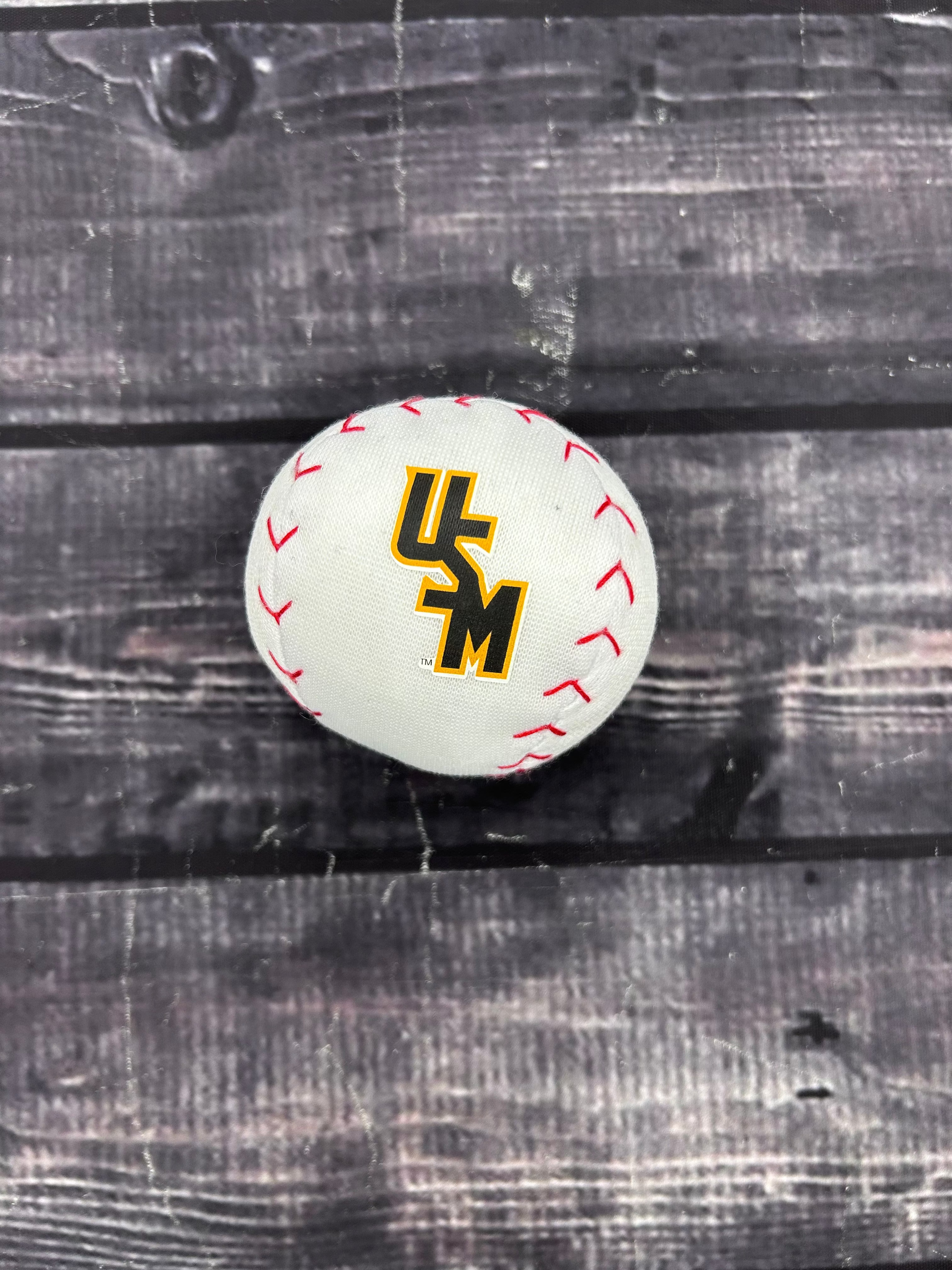 Small Baseball Plush with Stacked USM