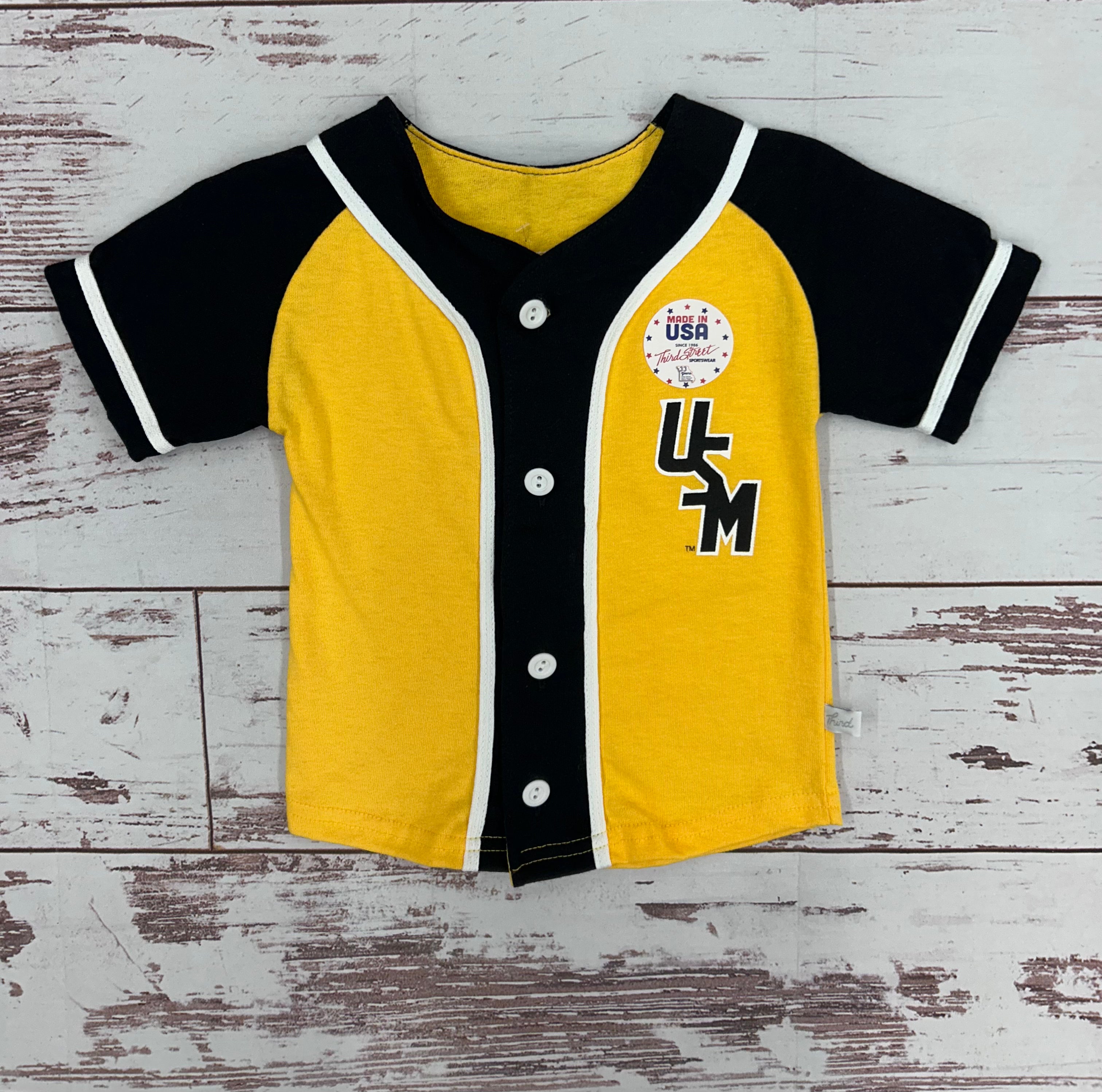 Third Street Sportswear Baby Jersey Short Sleeve T-Shirt Stacked USM