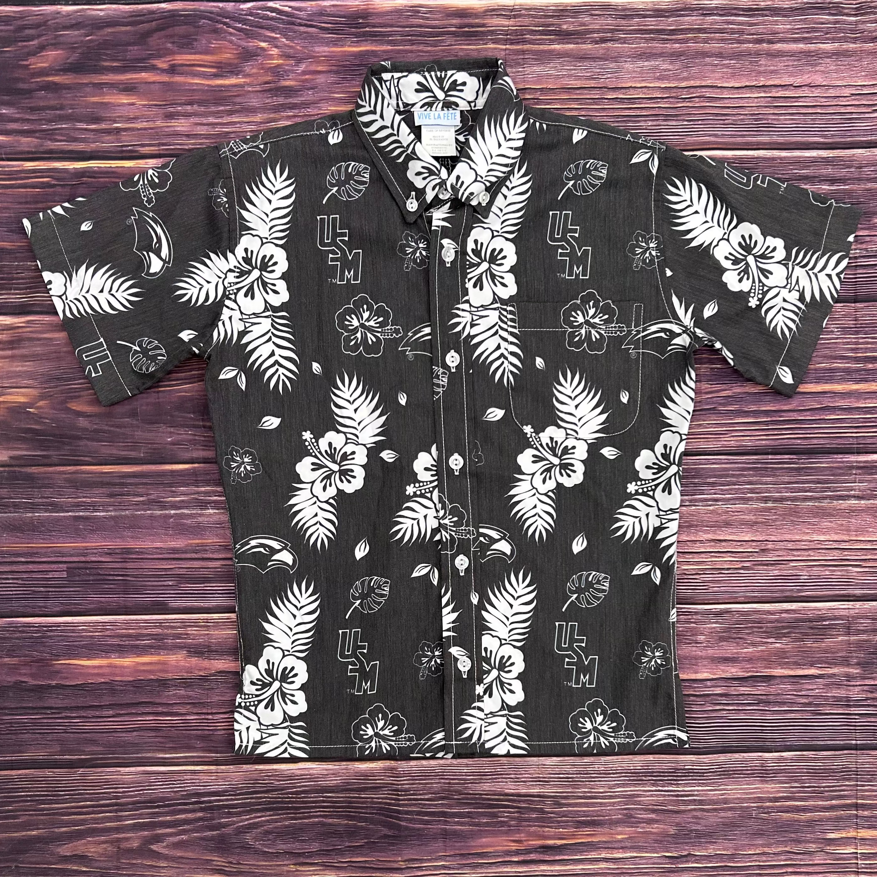 Youth Hawaiian Short Sleeve Button Down Shirt