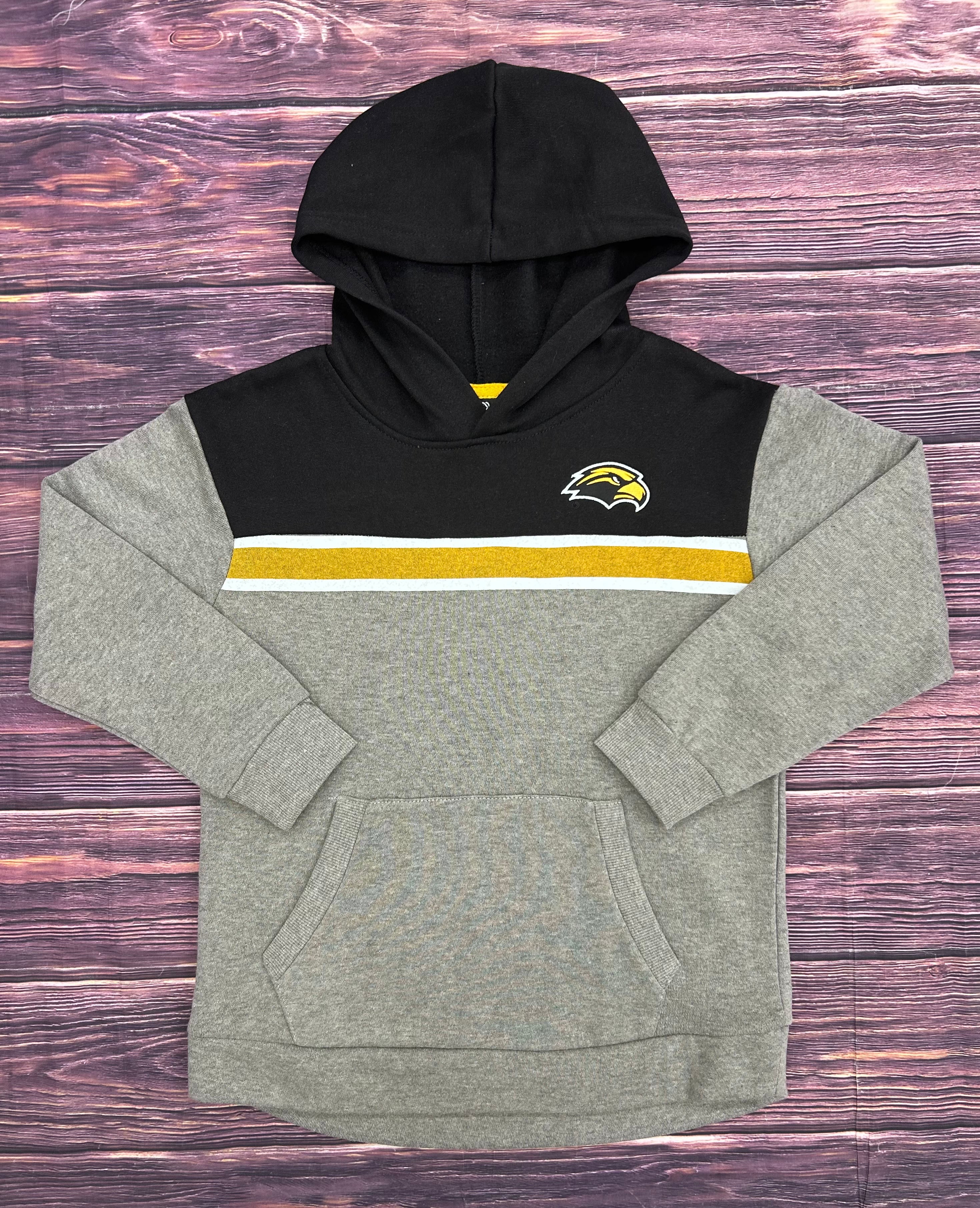 Youth Hooded Sweatshirt with Eagle Head