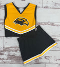 Youth 2PC V-neck Cheer Uniform with Eagle Head