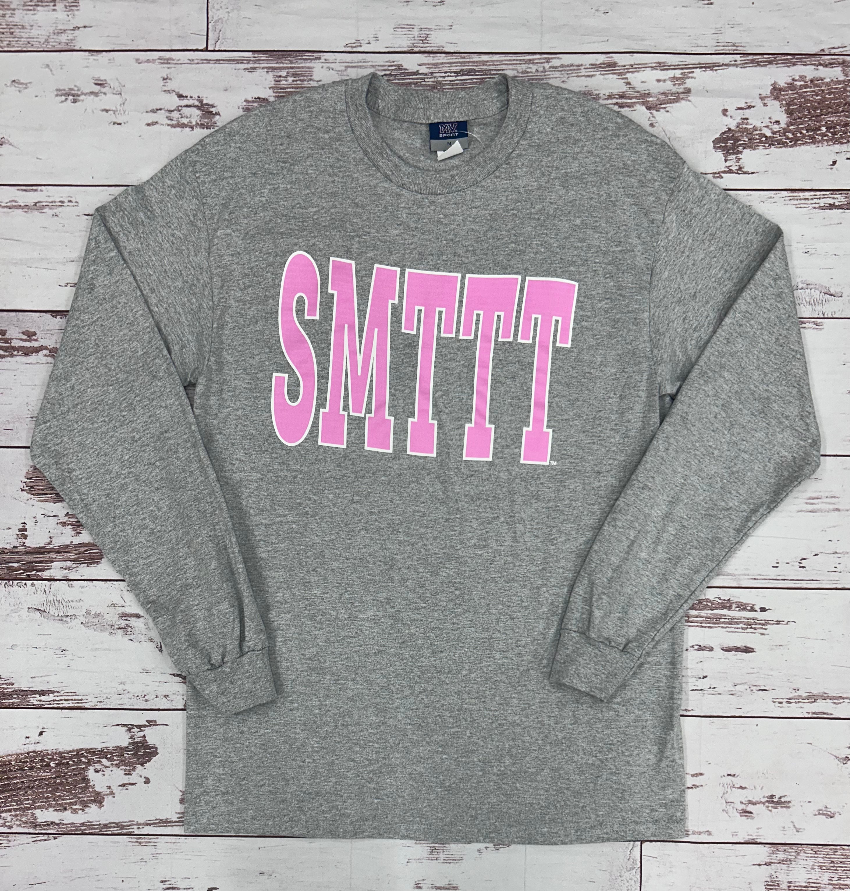 T-Shirt Long Sleeve Classic Full Front SMTTT Pink