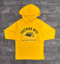Youth B-Core Long Sleeve Hooded T-Shirt with Southern Miss Eagle Head Golden Eagles