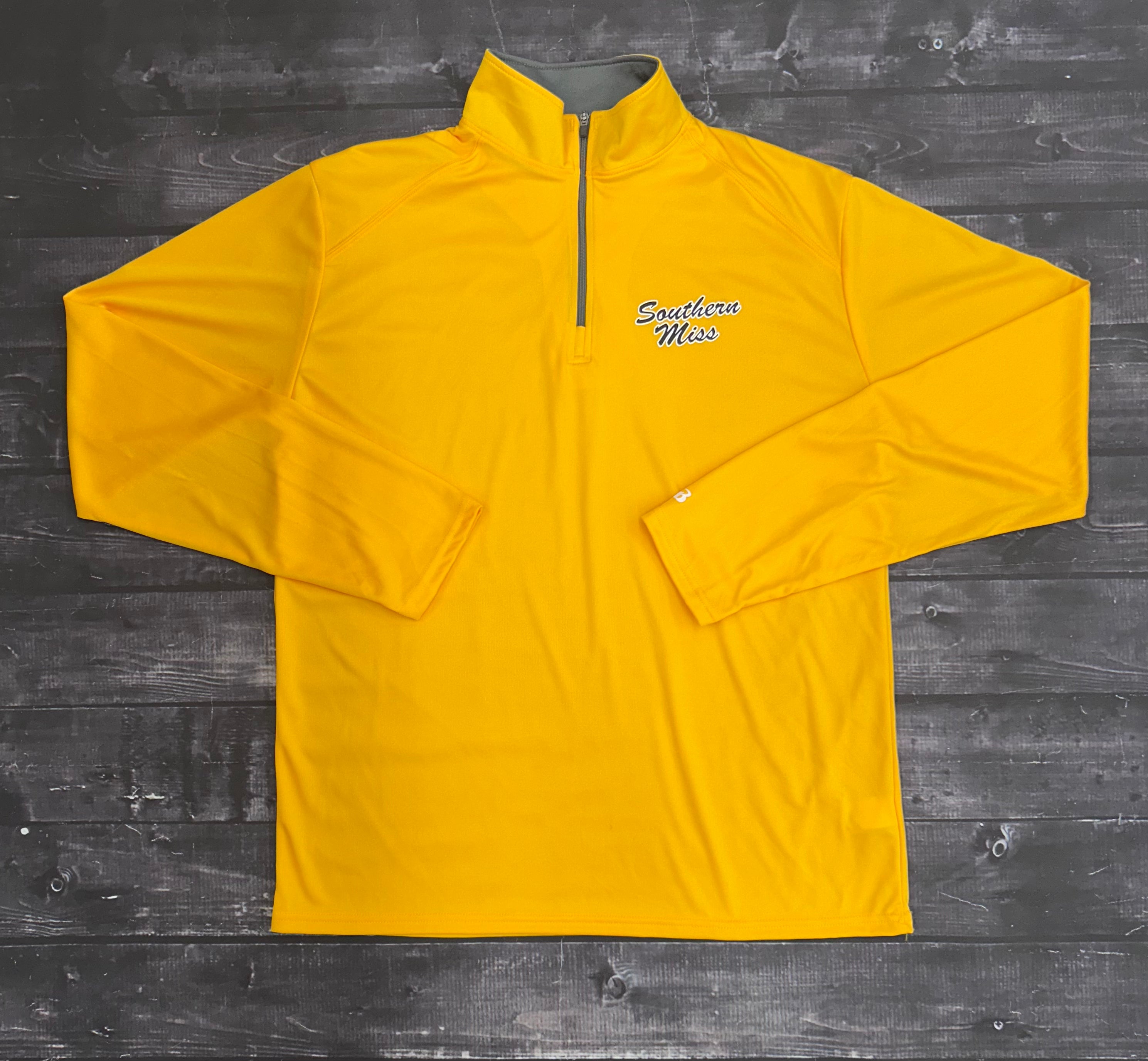 Badger Men's B-Core Quarter Zip Pullover with Southern Miss Script