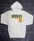 Hooded Sweatshirt with Southern Miss Golden Eagles Script 10
