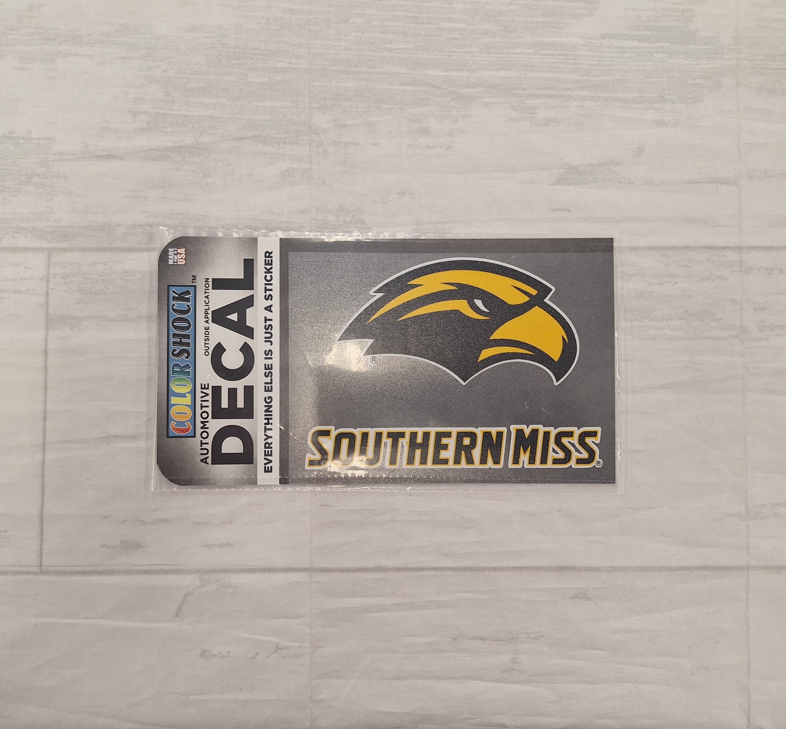 CDI Corporation Decal Eagle Head Over Southern Miss Wordmark