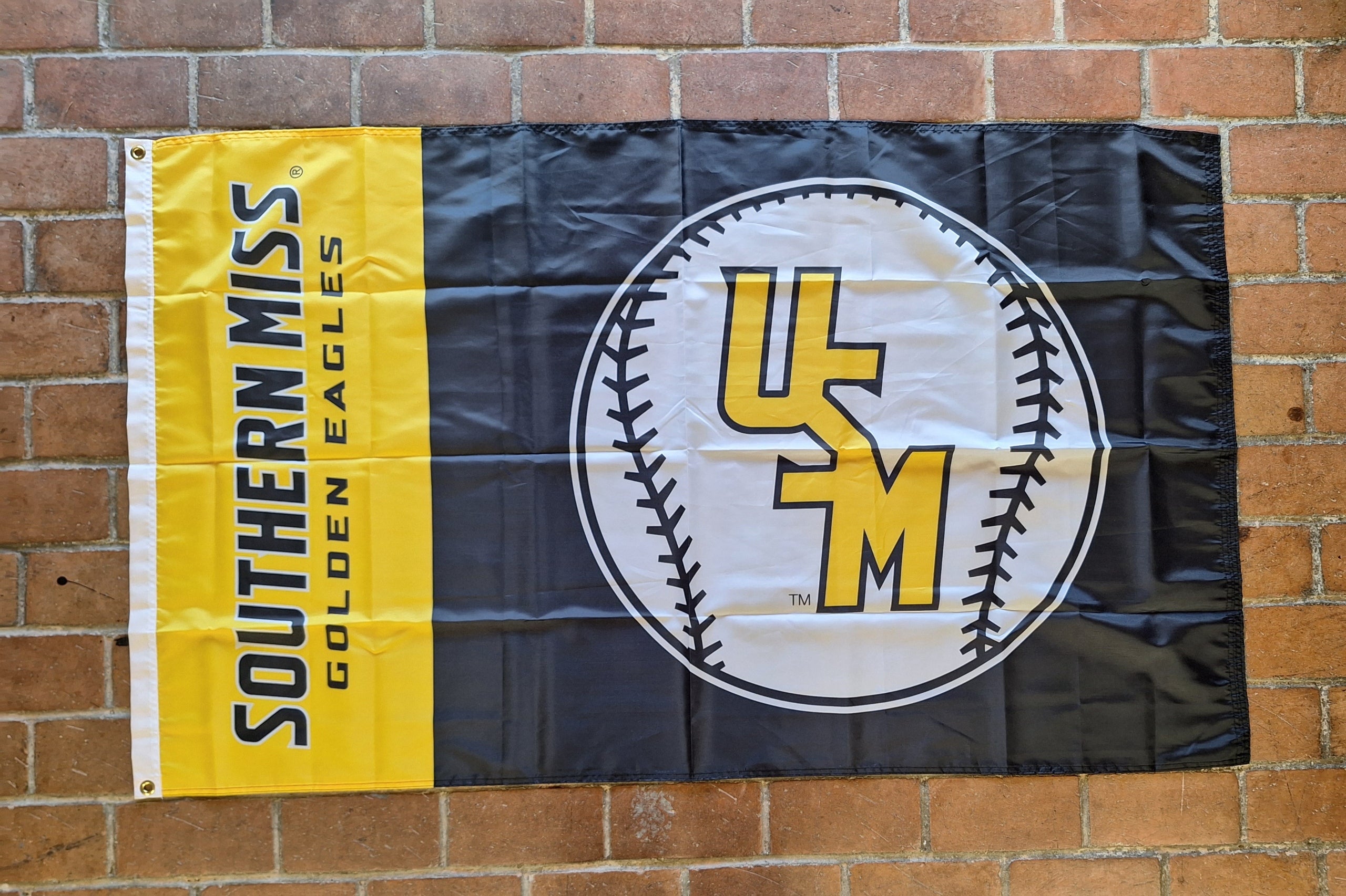 Flag Southern Miss Stacked USM