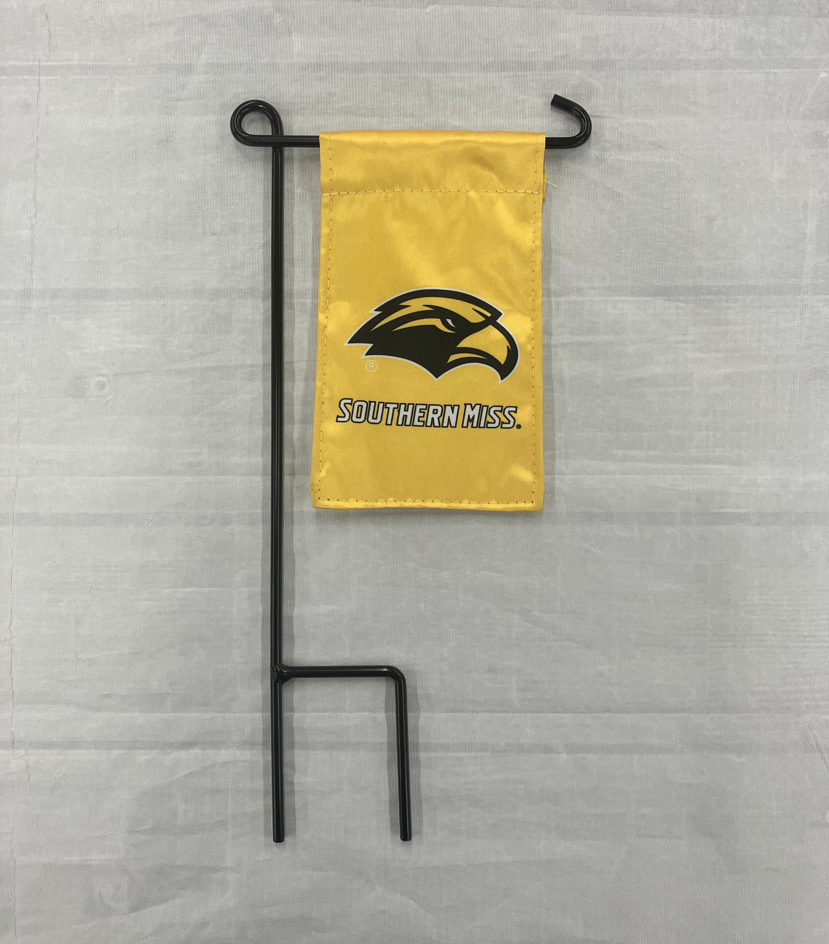 Flag Garden Mini Eagle Head Southern Miss with Stand