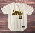 Jersey Baseball Pinstripe Eagles #10