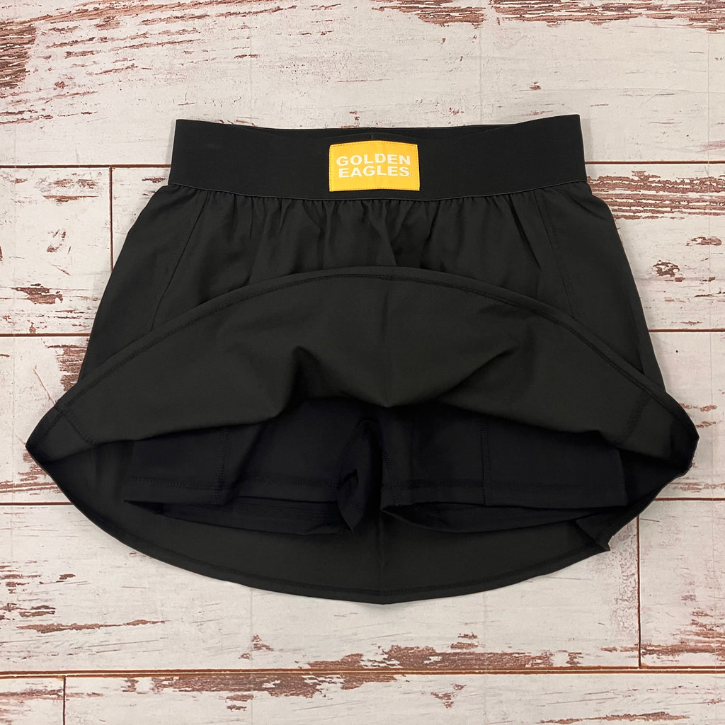 The Allie Tennis Skort with Golden Eagles Woven Label