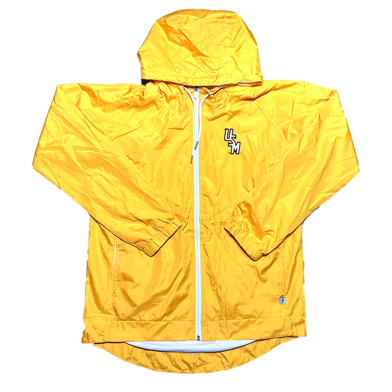 Jacket Full Zip Hooded Windbreaker Stacked USM