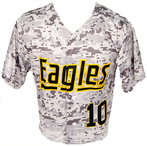 Jersey Baseball Button Down Digital Eagles 10